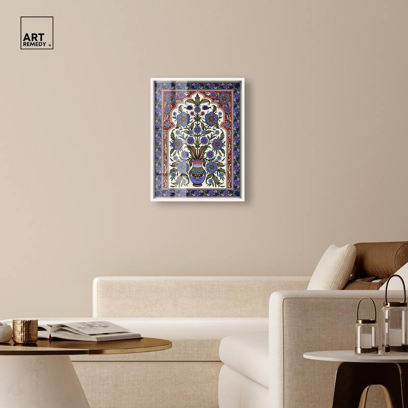 Royal Vase Bloom Shadowbox by Art Remedy