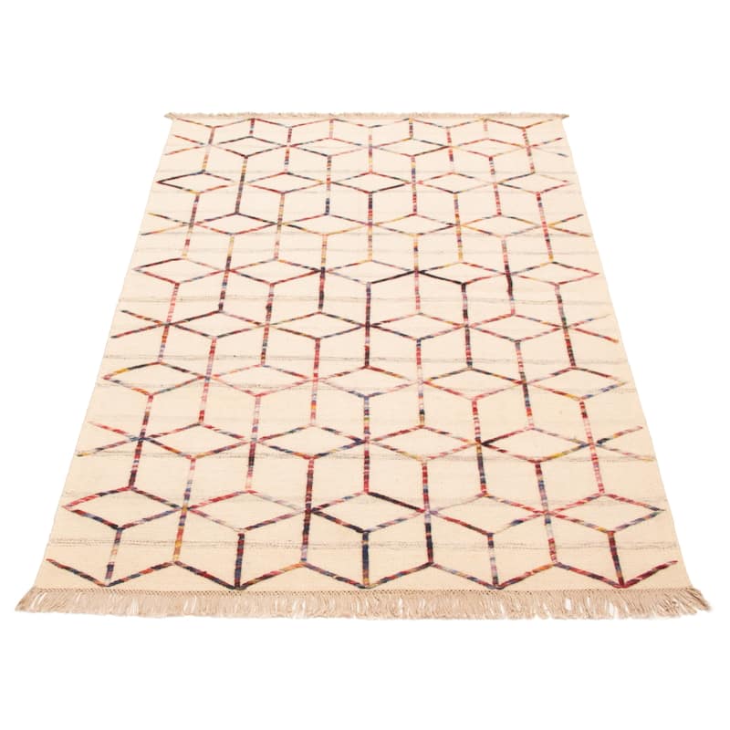 Marrakech Cream Kilim 5'1" x 8'0" - 5'1 x 8'0