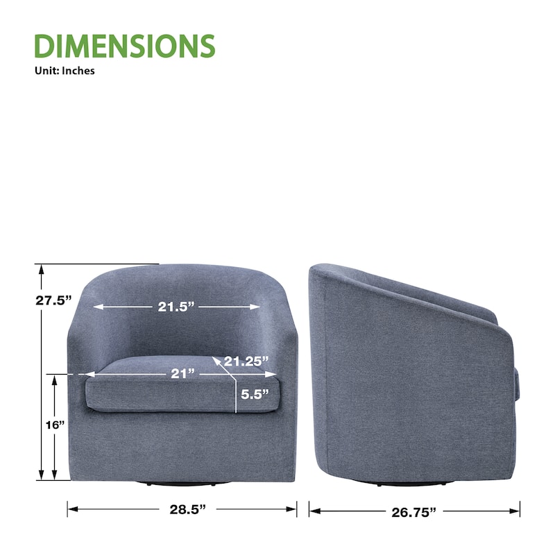 Parker Swivel Tub Chair