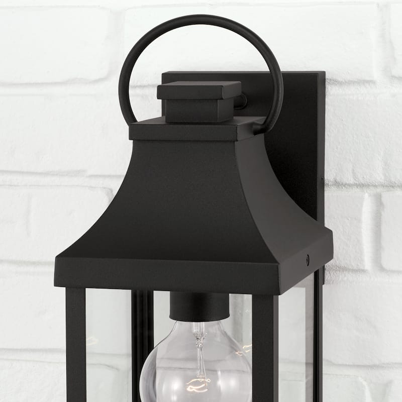 Bradford Outdoor 1-light Small Wall Lantern w/ Clear Glass