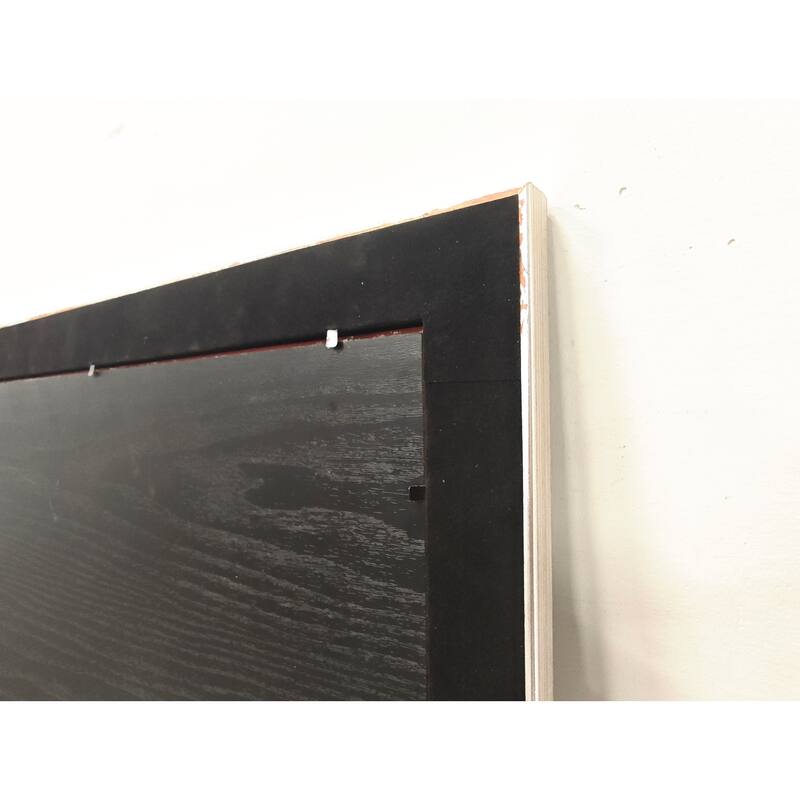 Solid Wood Picture Frame - Replaceable Canvas Art Frame with Organic Glass, Elegant Framed Wall Decor for Living Room