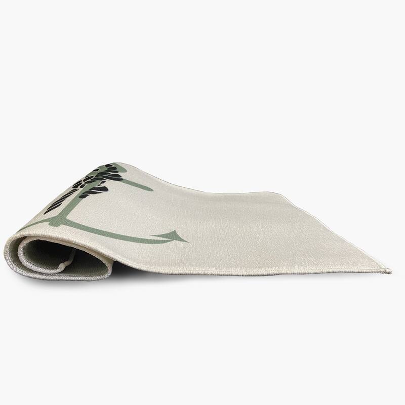 Anchor and Rope Nautical Indoor/Outdoor Rug