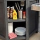preview thumbnail 95 of 93, 100% Solid Wood Outdoor Kitchen Cabinet Set, Modular Patio BBQ Island Sideboard Buffet Pantry