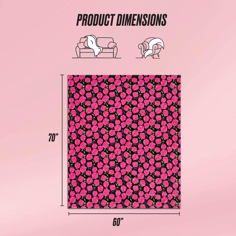 Juicy Couture 60"x70" Plush Throw Blankets