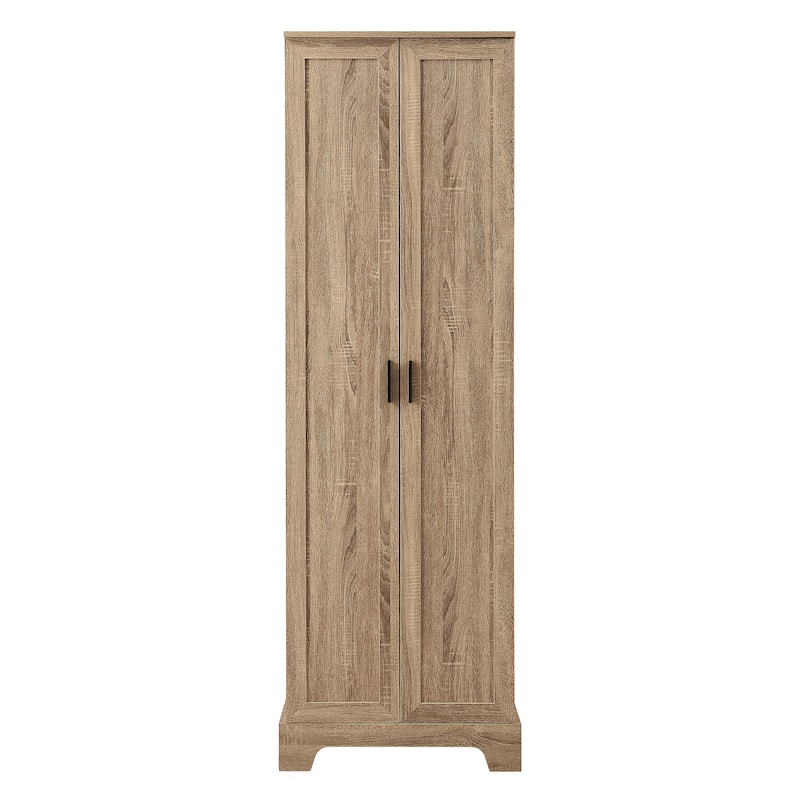 Versatile Storage Cabinet with Adjustable Shelves, Anti-Tipping Design and Spacious Interior for Bathroom, Diningroom and More