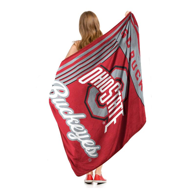 NCAA Ohio State Buckeyes 46" x 60" Microfiber Throw Blanket