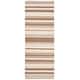 preview thumbnail 15 of 16, SAFAVIEH Handmade Flatweave Dhurries Valorie Modern Moroccan Wool Rug 2'6" x 7' Runner - Natural/Camel - Runner