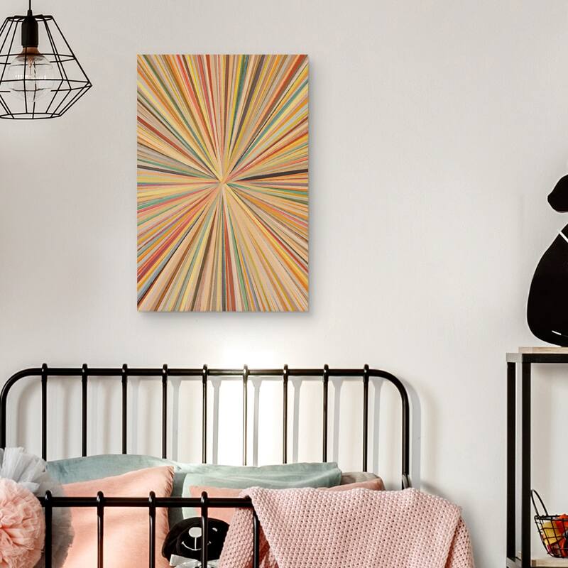 Abstract Pastel Bloom by Alisa Galitsyna Canvas Art Print