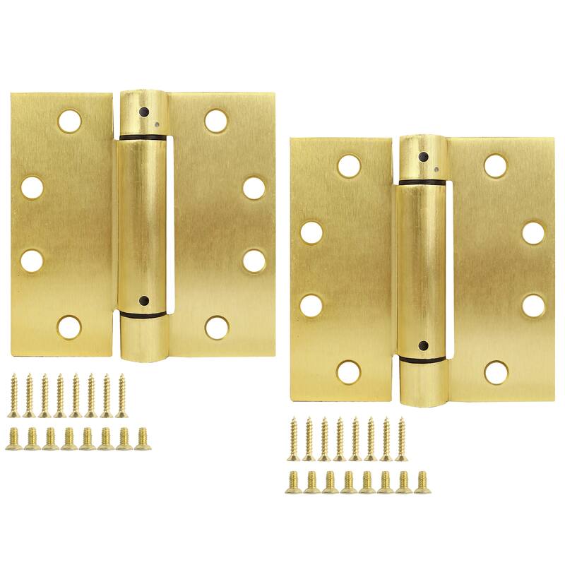 Self Closing Interior Exterior Door Hinges 2 Pack