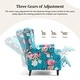 preview thumbnail 4 of 91, Linen Manual Upholstered Recliner with Wood Legs