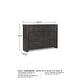 preview thumbnail 14 of 38, Signature Design by Ashley Brinxton Urban Charcoal Dresser