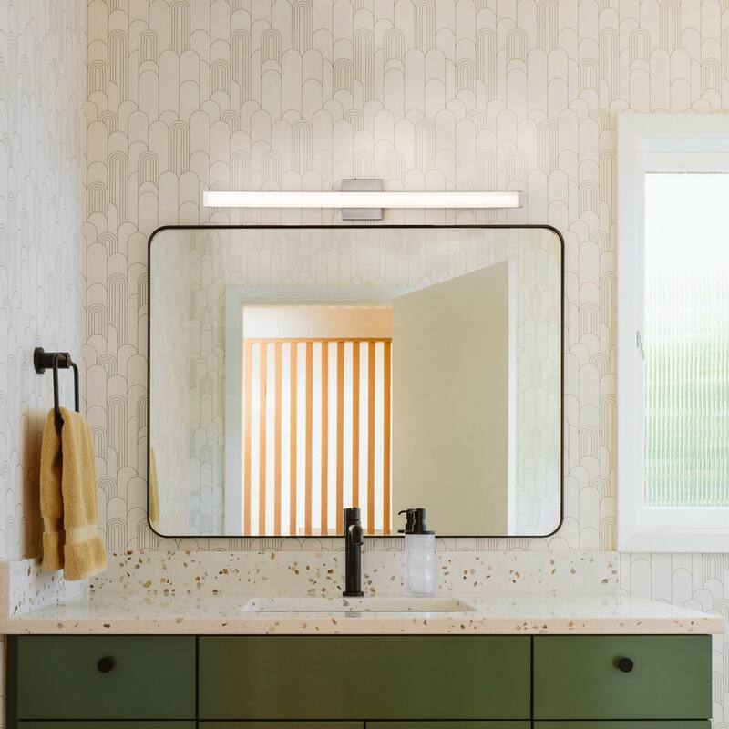 C Cattleya LED Vanity Bar Light Indoor Wall Sconce with Acrylic Shade
