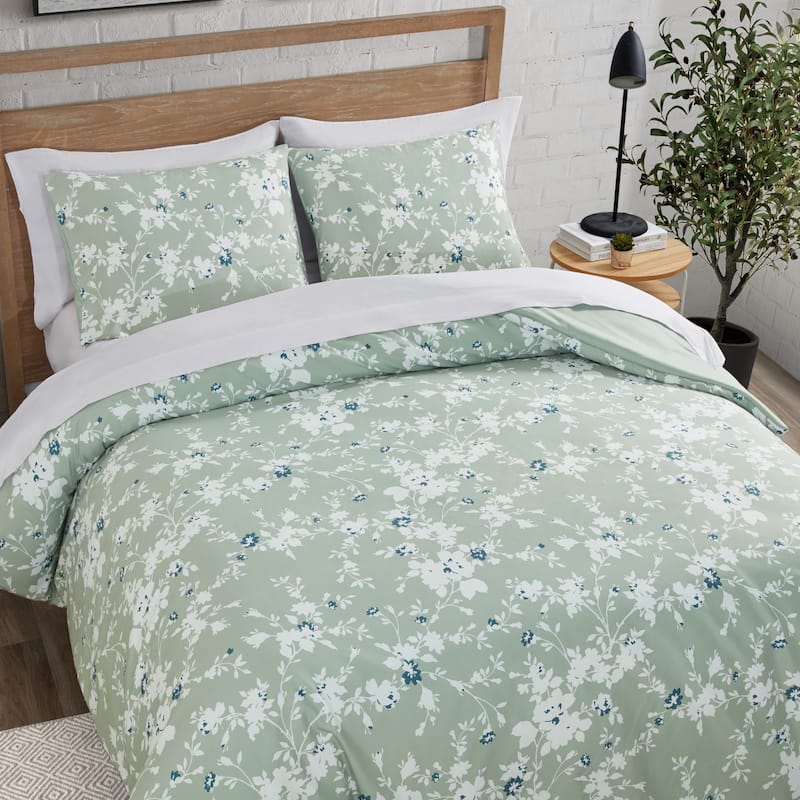 Lucky Brand Fianna Reversible Floral Luxury Comforter Bedding Set