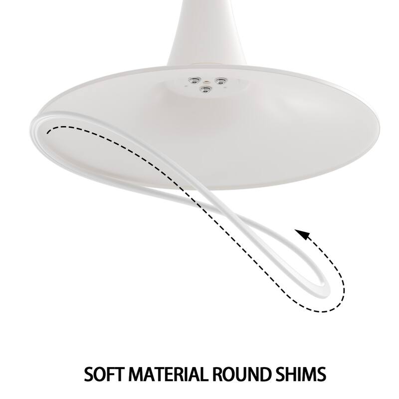 Modern 31.5" White Round Tulip Table for Kitchen, Living Room, or Office, Seats 2-4, Mid-Century Style