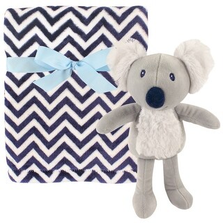 Hudson Baby Infant Boy Plush Blanket with Toy, Koala, One Size - Koala - One Size