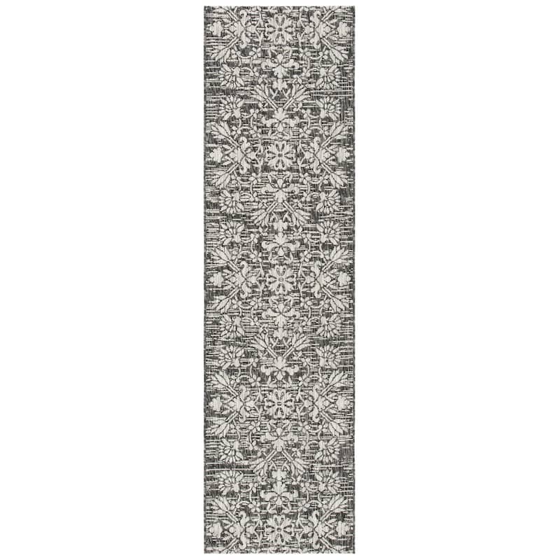 SAFAVIEH Courtyard Rilka Indoor/ Outdoor Waterproof Patio Backyard Rug