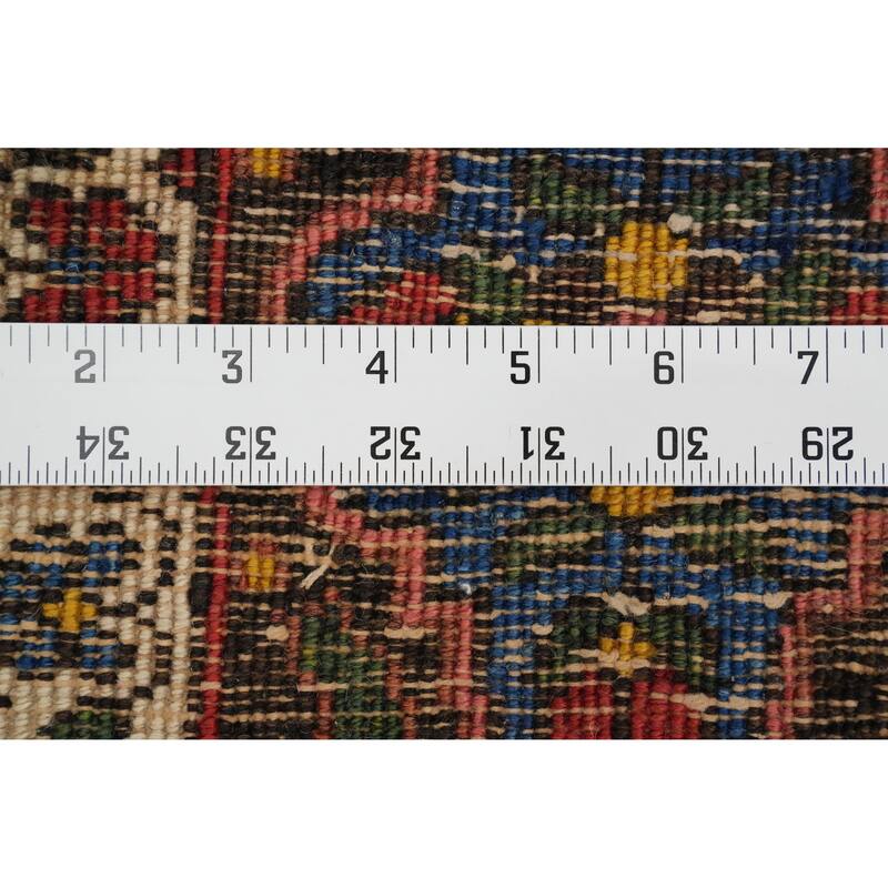 Hand Knotted Oriental 100% Wool Carpet Traditional Floral Beige & Ivories Bakhtiari Area Rug - 6' 3'' X 4' 6''
