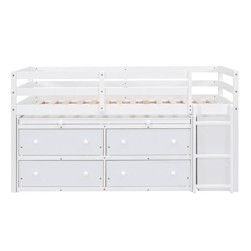 Extendable Writing Desk And 4 Drawers (Twin Size and Full Size)