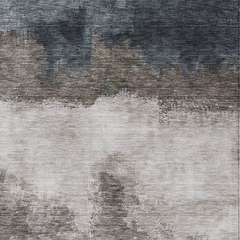 HomeRoots Abstract Transitional Rectangle Outdoor Rug