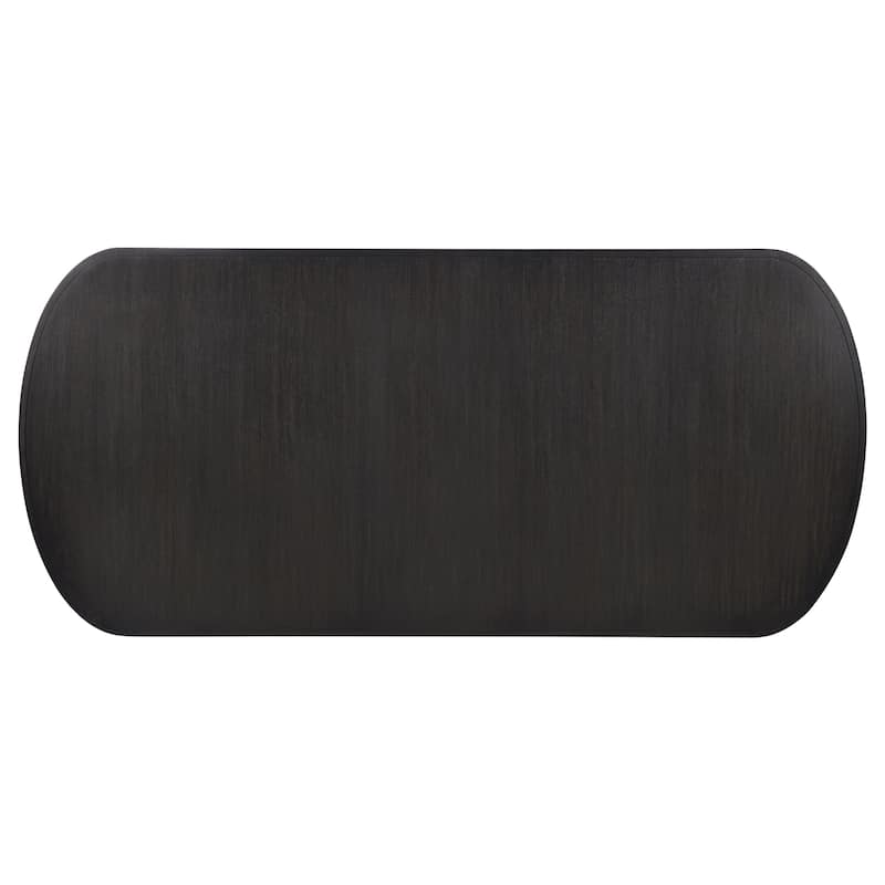 Leandro 78-inch Extension Dining Room Table Burnished Black