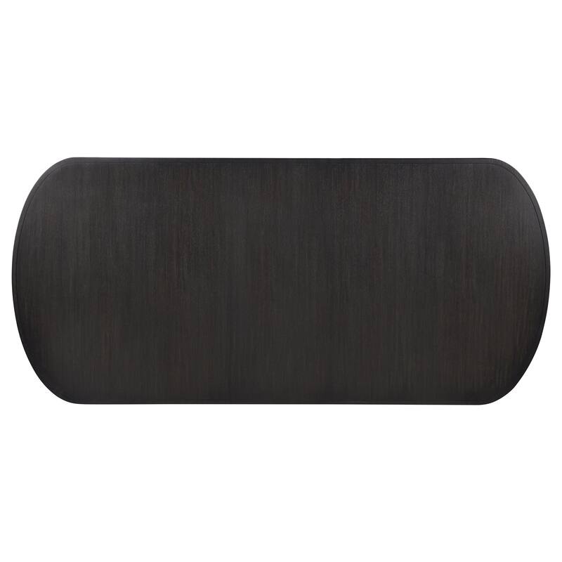 Leandro Rectangular Dining Table Set Burnished Black