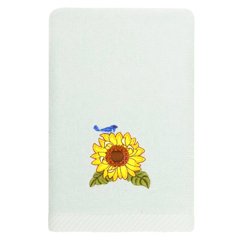 Authentic Hotel and Spa Turkish Cotton Girasol 3PC Multi-Size Embellished Towel Set