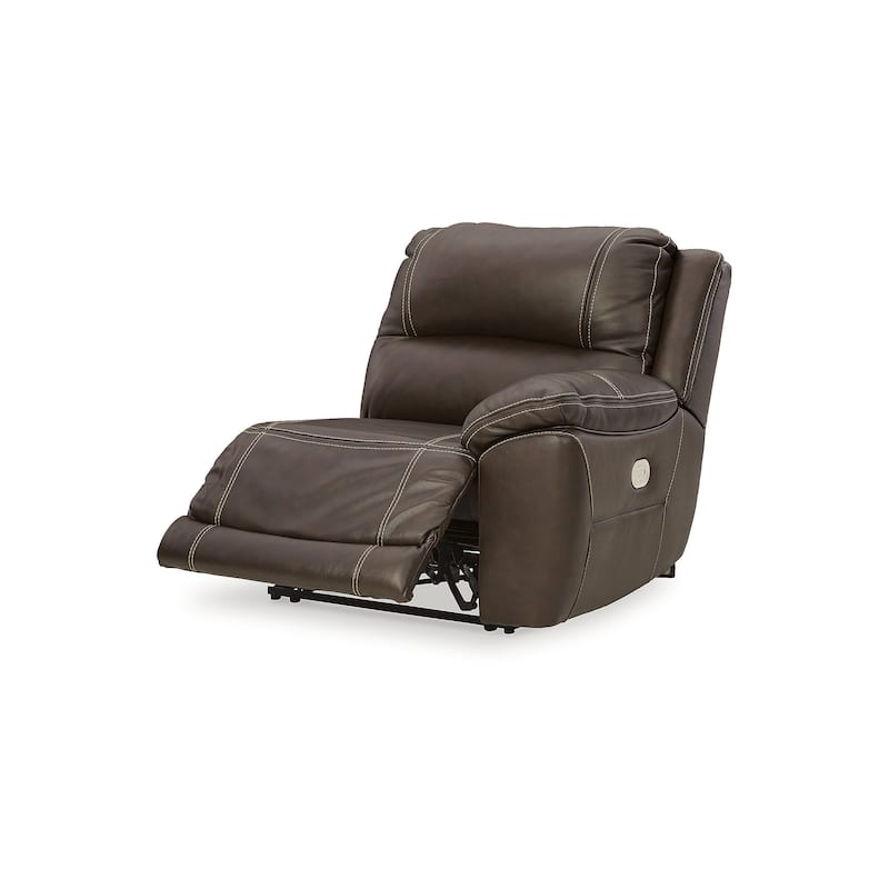 Signature Design by Ashley Dunleith Brown 7-Piece Power Reclining Sectional - 136"W x 136"D x 43"H