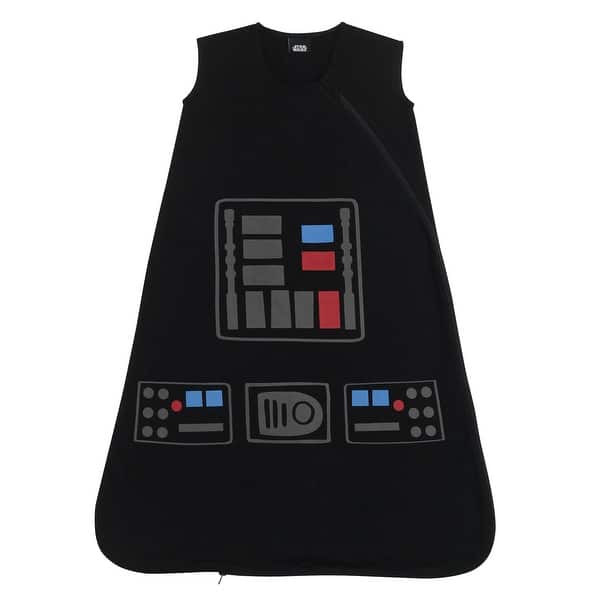 slide 2 of 5, Lambs & Ivy Star Wars Darth Vader 100% Cotton Wearable Blanket - Black