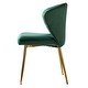 preview thumbnail 56 of 105, Luna Modern Glam Upholstered Tufted Back Side Accent Dining Chair with Small Base by HULALA HOME
