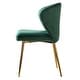 preview thumbnail 48 of 75, HULALA HOME Upholstered Premium Velvet Tufted Dining Chair with Small Base Set of 2