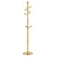 preview thumbnail 23 of 22, Roomfitters Tall Stainless Steel Coat Rack with Solid Wood Base, 72" Entryway Hanger with Detachable Stand