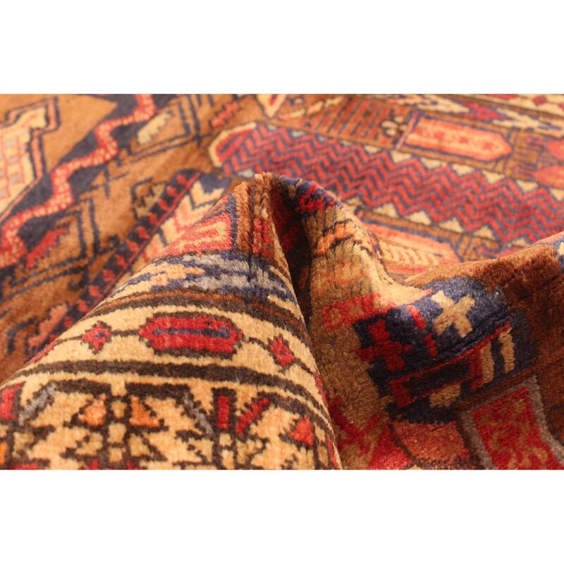 ECARPETGALLERY Hand-knotted Teimani Brown Wool Rug - 2'7 x 4'5