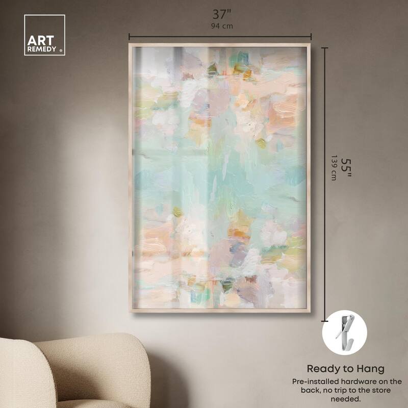Expressive Swirls Shadowbox by Art Remedy