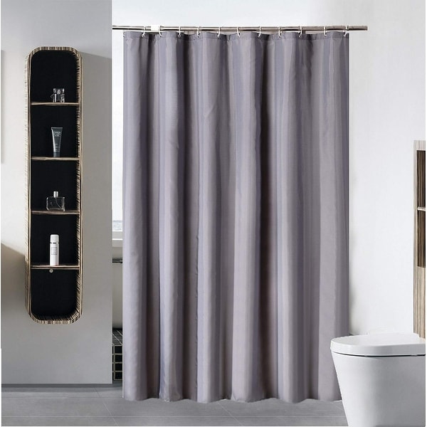 Lights Fence Waterproof Bathroom Polyester Shower Curtain Liner Water Resistant
