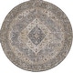 preview thumbnail 5 of 15, Domani Opulence Distressed Persian Area Rug 7'10" Round - Blue