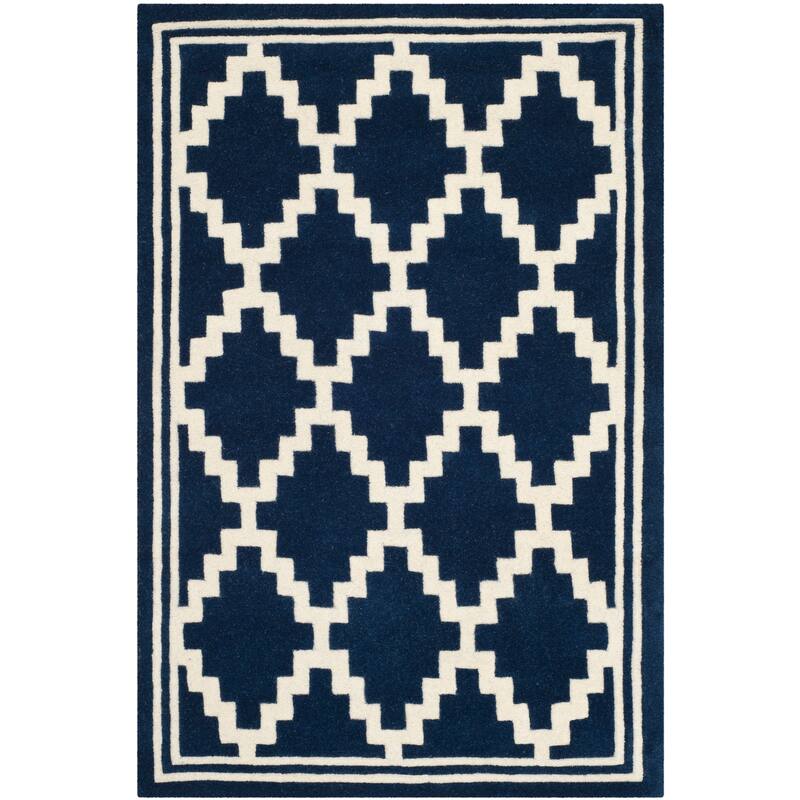 SAFAVIEH Handmade Chatham Doriane Modern Wool Rug