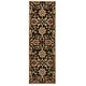 preview thumbnail 98 of 122, Patchway Handmade Classic Floral Wool Area Rug 2' 6" x 8' - Black - Runner