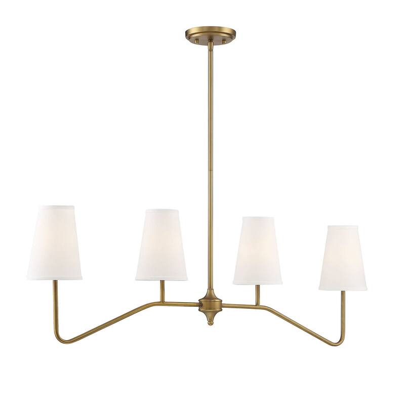 Meridian M10078 4-Light Linear Chandelier