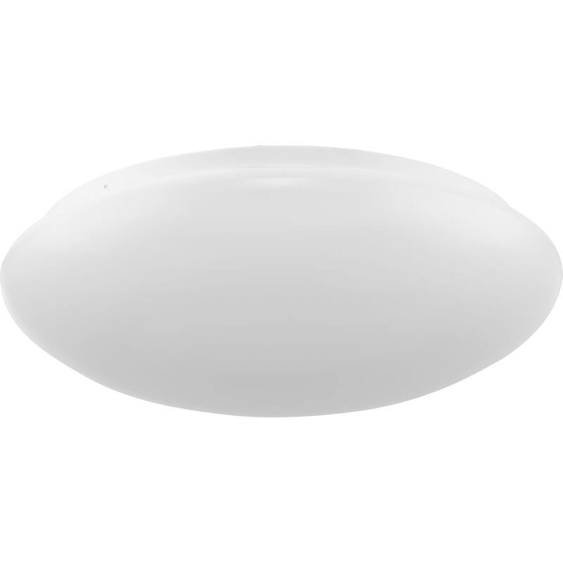 Cloud Collection 5-CCT Integrated LED White Contemporary 13.78" Medium Flush Mount Light - 13.78 in x 13.78 in x 3.75 in