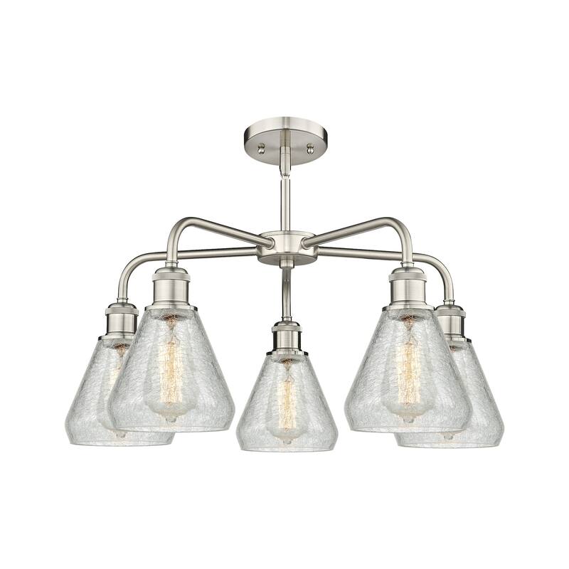 Innovations Lighting 516-5CR-15-24 Conesus Chandelier Conesus 5 Light