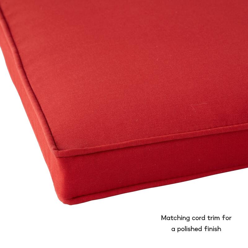 Greendale Home Fashions 18-Inch Square Outdoor Chair Pad (4-Pack)