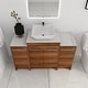 preview thumbnail 45 of 112, ARTCHIRLY 24/36/48/60 Inch Bathroom Vanity with Sink, Freestanding Bathroom Vanity with Soft Close Door and Shelf