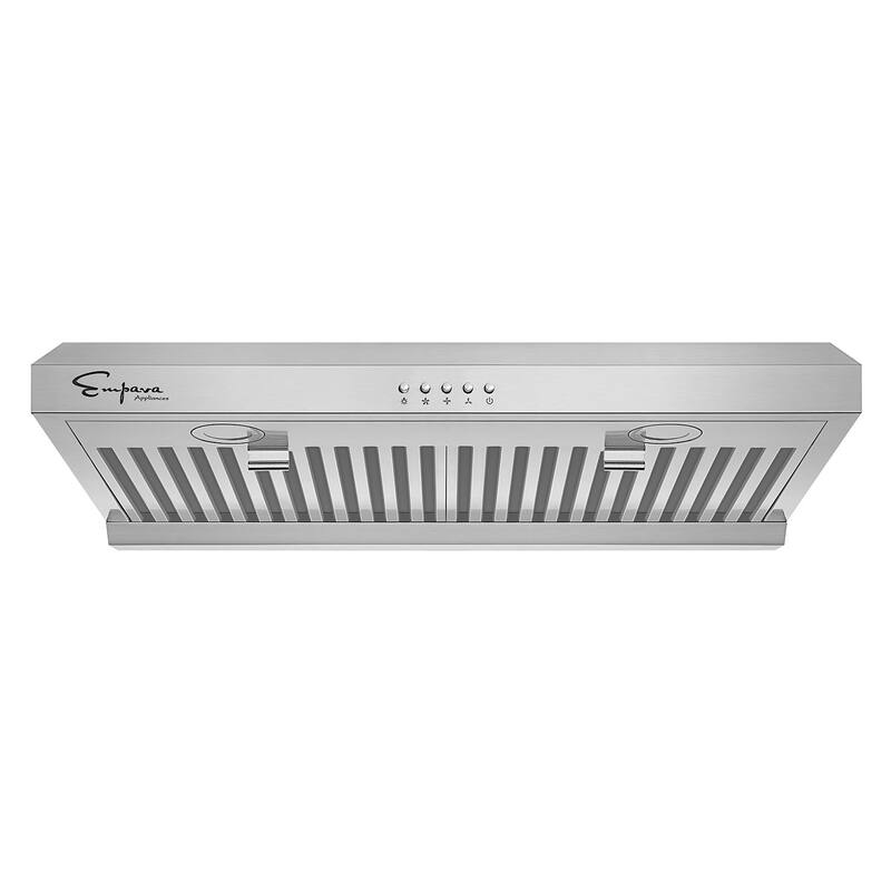30 inch 400 CFM Ultra Slim Ducted Under Range Hood LED Lights