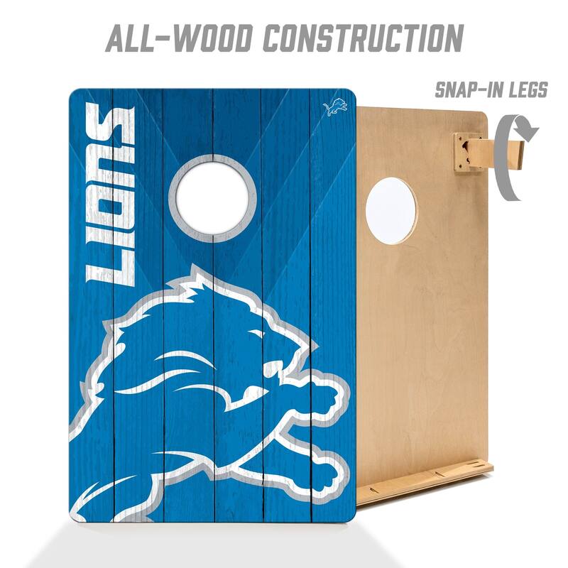 Detroit Lions NFL Tailgate Cornhole Board Set