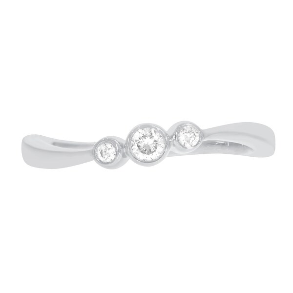 Prism Jewel 0.21Ct Natural Diamond Half Eternity Anniversary Band