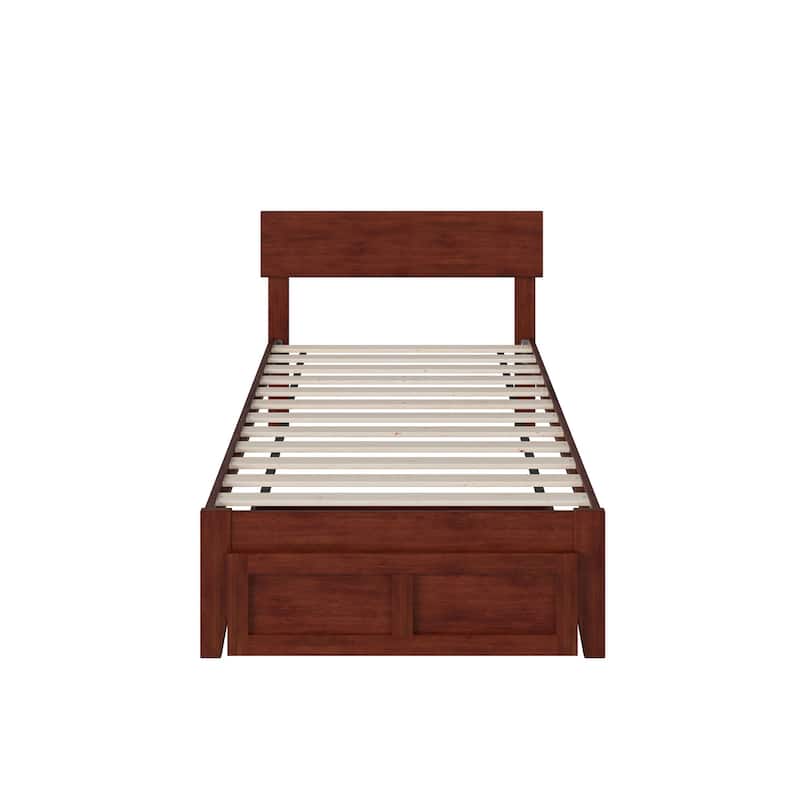 AFI Boston Platform Bed with Foot Drawer