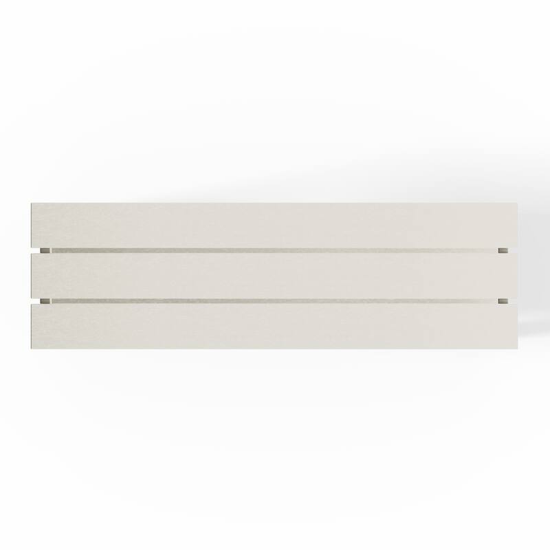 Laguna Hdpe All Weather Outdoor Patio Two Shelf Table