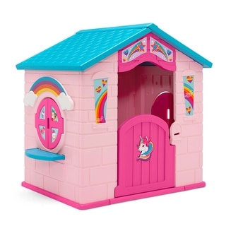 Rainbow Unicorn Playhouse - N/A