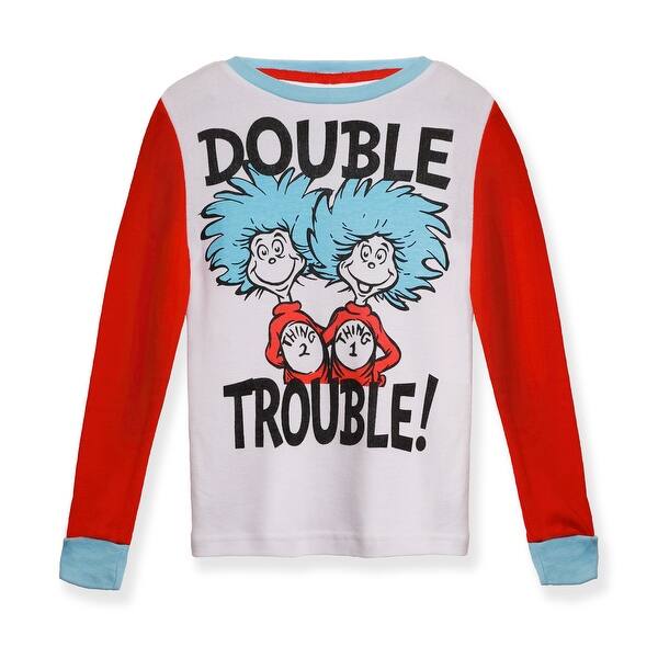 Shop Dr Seuss 2 Pc Boys Cotton Pj Set Overstock 26632698