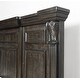 preview thumbnail 4 of 4, Roundhill Furniture Farson Distressed Dark Walnut Finish Wood Panel Bed